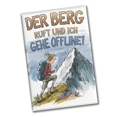 The Mountain Calls Souvenir Magnet