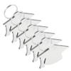 Operitacx 3 Sets 2023 Graduation Cap Sublimation Keychain Blanks, MDF, White, 6 Pieces × 3 view 2