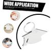 Operitacx 3 Sets 2023 Graduation Cap Sublimation Keychain Blanks, MDF, White, 6 Pieces × 3 view 3