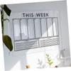 HOMSFOU Acrylic Hanging Sign with Wipeable Surface view 2
