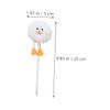Fluffy Duck-Shaped Ballpoint Pens, 3-Pack, Plush and Plastic view 2