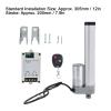12V Electric Linear Actuator, 200 mm Stroke, with Remote Control and Mounting Bracket view 2