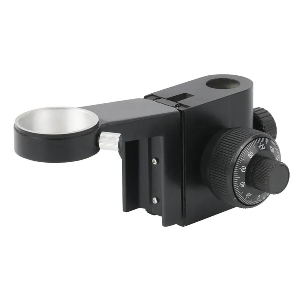 Laboratory Microscope Accessory, Fine-Adjustment Holder, 50 mm Diameter, 25 mm, C-Mount Objective Support