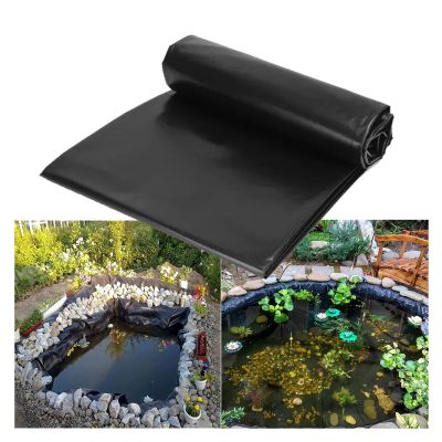 EPDM Pond Liner, Durable HDPE, Waterproof, Tear-Resistant, 2 x 6 m, Black