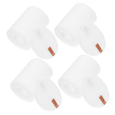 Cabilock 4-Piece Replacement Sponge Filter Set for Vacuum Cleaners and Robot Vacuums, White, Easy Installation
