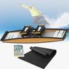GAYAYAS Indoor Ski Rowing Aerobic Trainer, Ski Training Machine with Walking Pole, Snowboard Simulator for Waist, Abdominal, and Leg Training view 1