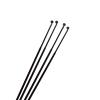 HESHUWEN 14G J-Bend Bicycle Spokes, Carbon Steel, 260–298 mm, Black (10 Pieces, 298 mm) view 2