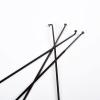 HESHUWEN 14G J-Bend Bicycle Spokes, Carbon Steel, 260–298 mm, Black (10 Pieces, 298 mm) view 3