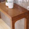 SHENJIA Modern Mid-Century Console Table, Rectangular Wooden Entryway Table, Easy Assembly view 3