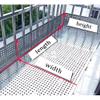 Generic Stainless Steel Perforated Sheet, 46 x 100 x 15 cm view 2