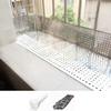 Generic Stainless Steel Perforated Sheet, 46 x 100 x 15 cm view 3