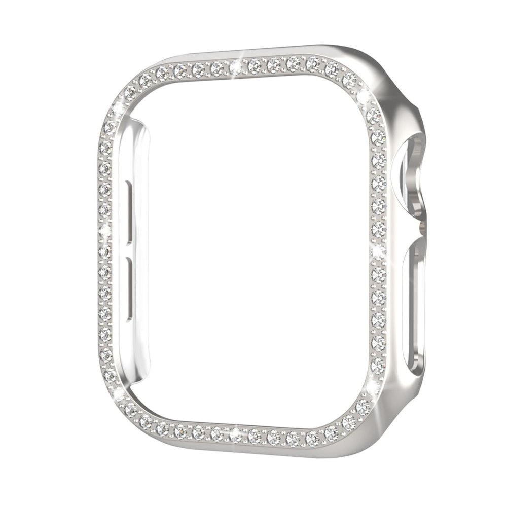 Watch Case Compatible with Apple Watch Series 10 42/26 mm, Series 9/8/7, Rhinestone PC Protective Cover