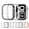 Watch Case Compatible with Apple Watch Series 10 42/26 mm, Series 9/8/7, Rhinestone PC Protective Cover view 2