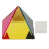Mtlavish Pyramid Sun Catcher Prism for Desk Decor, Rainbow Glass Pyramid for Meditation, Healing and Photography, Optical Glass Ornament (50 mm) view 1