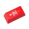 Red ABS Keycap for Mechanical Keyboards, Matte view 1