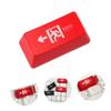 Red ABS Keycap for Mechanical Keyboards, Matte view 3