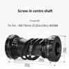 IBOWZ Bicycle Crankset, Road Bike Crankset, 40/42/44/46/48T GXP Single Chainring, 165 mm Hollow Integrated Crank Arm with Bottom Bracket view 3