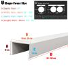 PVC Wall Pipe Cover, 160 x 12 x 10 cm view 4