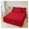 YGSGJSP Elegant Princess Bed Skirt, Light Yellow, 140 x 200 cm view 3