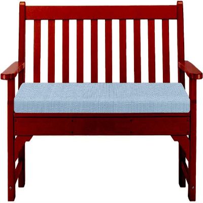 Yekuhe Outdoor/Indoor Bench Cushion, Light Blue, 105 x 40 cm, 5 cm Thick