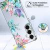 DiaryTown Clear Case for Samsung Galaxy A36 5G with S Pattern, Soft Ultra-Thin Shockproof Cover - Colorful Lotus Flower view 3