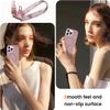 SLWYF Magnetic Phone Lanyard Case for iPhone 12 Pro Max, MagSafe-Compatible, Shockproof PU, Sand Powder view 2