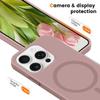 SLWYF Magnetic Phone Lanyard Case for iPhone 12 Pro Max, MagSafe-Compatible, Shockproof PU, Sand Powder view 4