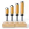 REKCKRUL 4-Piece Top- and Bottom-Bearing Flush Trim Router Bit Set, 1/2-Inch Shank view 1