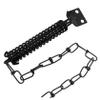 2-Pack Black Metal Door Chains, Adjustable, Wind-Resistant view 3