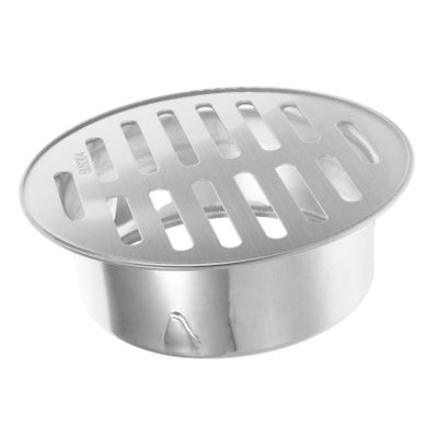 Round Stainless Steel Floor Drain for 110 mm Pipe, Anti-Clogging