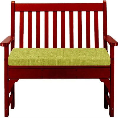 Yekuhe Outdoor/Indoor Bench Seat Cushion, Fruit Green, 160 x 55 cm, 5 cm Thick, Removable Cover