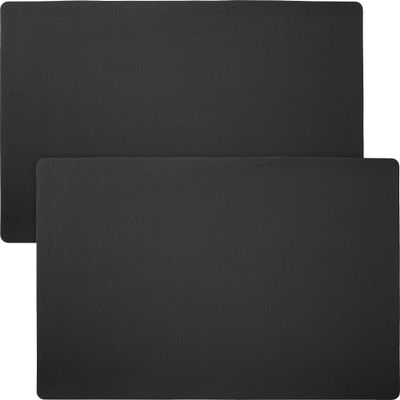 Erwin Müller Lagoa Placemats, 2-Pack, Black Leather Look, 30 x 45 cm