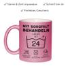Kiddle-Design Personalized 24th Birthday Mug – Glitter Pink view 3