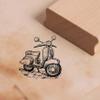 Dekolando Vintage Scooter Wood Stamp, 48 x 48 mm view 1