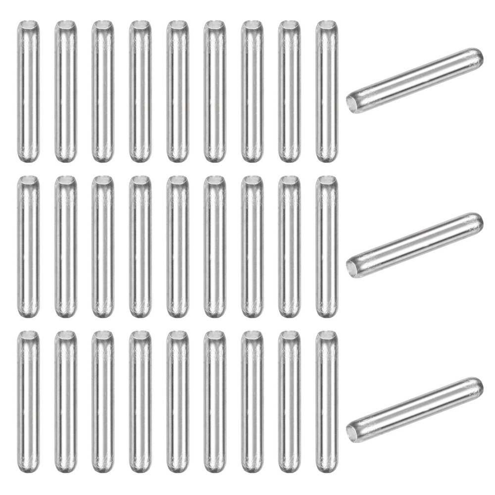 M METERXITY 100-Piece 304 Stainless Steel Cylinder Pins, M3 x 20 mm