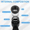 QUARKZMAN Pneumatic Push-In Elbow Fitting, 1/4" OD x 1/4" NPT, White view 4