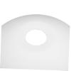 PRETYZOOM 2-Pack White Plastic Chandelier Shades, Half-Dome Mushroom Design view 3