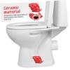 Carp Ceramic Toilet Bolt Caps, 2-Pack, Red view 3