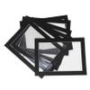 12-Piece Black Paper Picture Frames for Children's 8K Drawings view 1