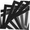 12-Piece Black Paper Picture Frames for Children's 8K Drawings view 3