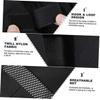 Adjustable Chef Hats, 2-Pack, Black Fabric view 3