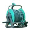 30 m/100 ft 1/2 in Garden Hose Reel Cart with Hose Guide, Mounting Bracket and 10-Pattern Nozzle, Wall-Mounted or Freestanding view 1