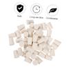 MAGICLULU 50-Piece Conical Laboratory Rubber Stoppers, White Sealing Plugs for Flasks and Bottles view 4