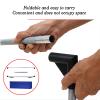 XTGDIEM Removable Table Tennis Barrier, Privacy Screen for Solo Training with Swivel Bracket, Blue, 140 x 75 cm, 8-Piece Set view 3