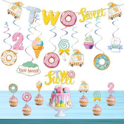 Candyland Ice Cream Birthday Party Decorations