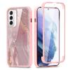Phoona 360-Degree Case for Samsung Galaxy S21 5G 6.2", TPU Full-Body Cover with Built-In Screen Protector, Aesthetic Pattern Design, Front and Back Protection, Bumper, 05 view 1