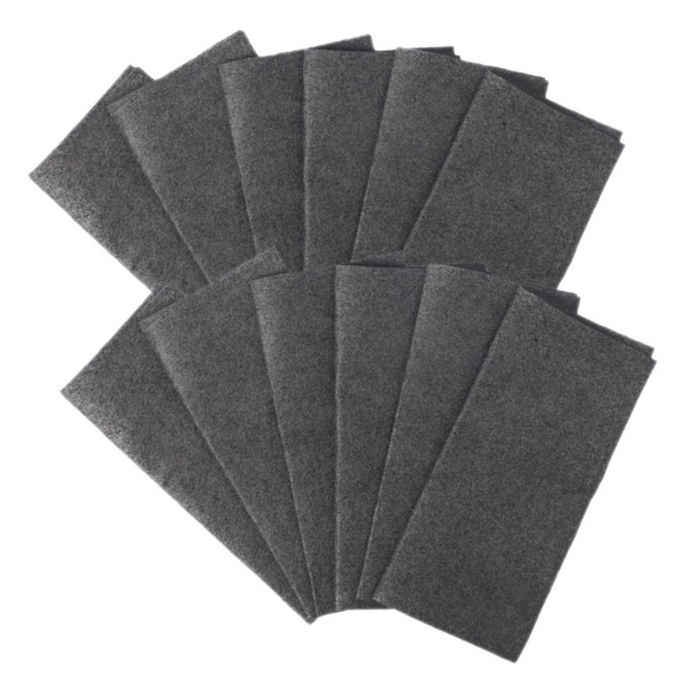 LRXIYODE 10-Piece Lint-Free Microfiber Glass Cleaning Cloths