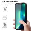 Phoona 360° Case for iPhone 13 Pro 6.1", Built-In Screen Protector, Aesthetic Pattern, Transparent Front and Back, TPU Full-Body Bumper Cover, 14 view 4