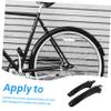 Mountain Bike Fenders, 1 Pair, Plastic, Black view 4