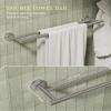 Bathroom Hardware Set with Towel Ring, Toilet Paper Holder, and Robe Hook view 4